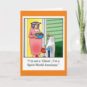 Halloween Humour Greeting Card