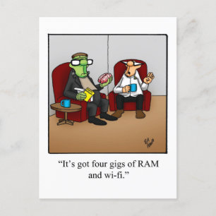 Halloween Humour Postcard