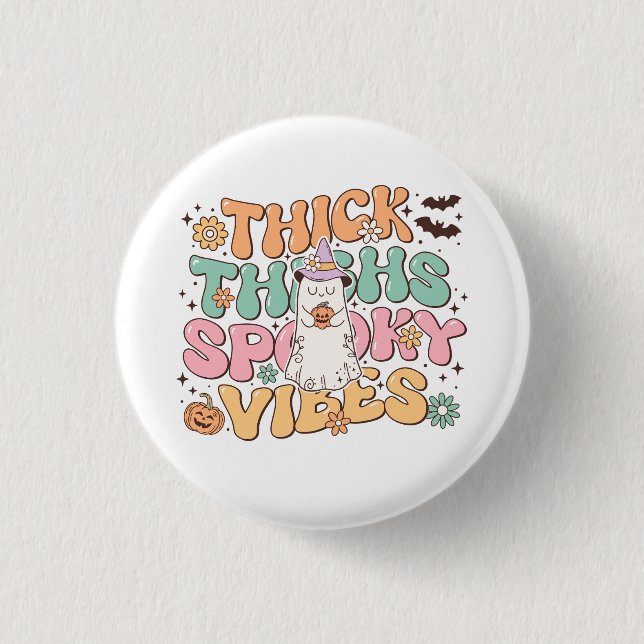 Halloween Humour Spooky 3 Cm Round Badge (Front)