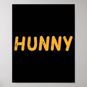 Halloween Hunny Bear Cute Matching Costume Kids Poster