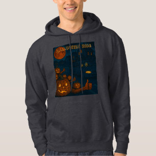 Halloween hunting pumpkins hoodie
