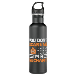 Halloween I Am A Mechanic Birthday 710 Ml Water Bottle