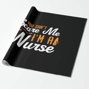 Halloween I Am A Nurse Birthday Wrapping Paper