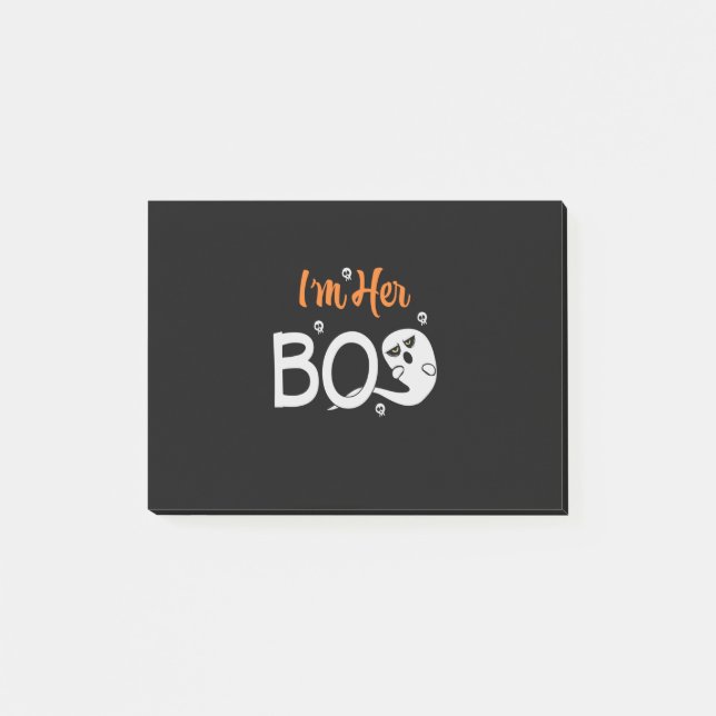 Halloween I Am Her Boos Birthday Post-it Notes (Front)