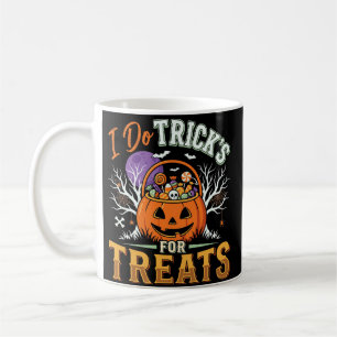 Halloween I Do Tricks for Treats Pumpkin Coffee Mug