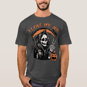 Halloween I Love My Job Spooky Season  T-Shirt