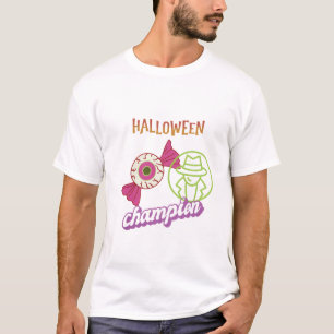 Halloween I Spy Champion White T-Shirt