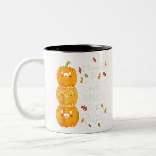 Halloween I Teach The Cutest Pumpkins In Patch Two-Tone Coffee Mug