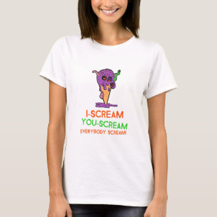 Halloween Ice Cream I Scream T-Shirt