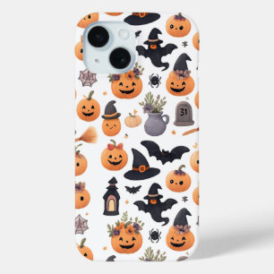 Halloween Icons Pattern iPhone Case