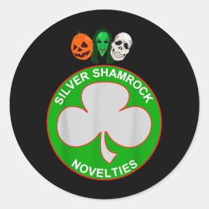 Halloween III Silver Shamrock Classic Round Sticker