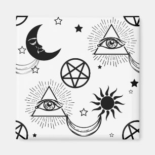 halloween illuminati eye magnet