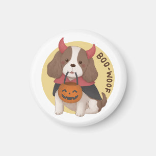 Halloween Illustration: Boo-Woof Magnet