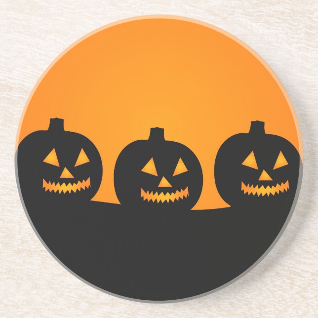 Halloween Illustration Coaster (Front)