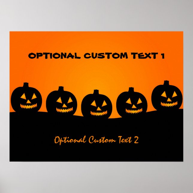 Halloween Illustration custom poster (Front)