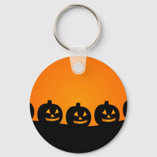 Halloween Illustration Key Ring