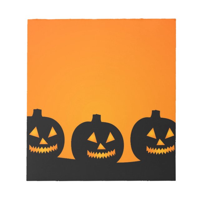 Halloween Illustration Notepad (Front)