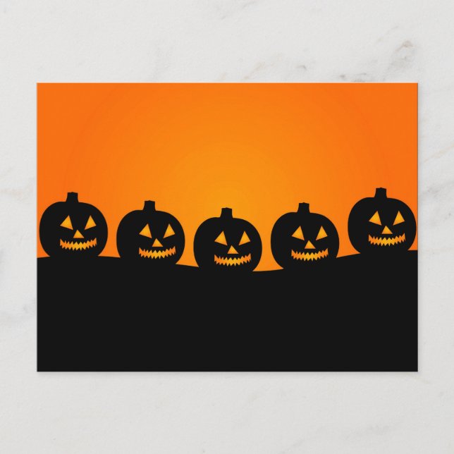 Halloween Illustration postcards (Front)