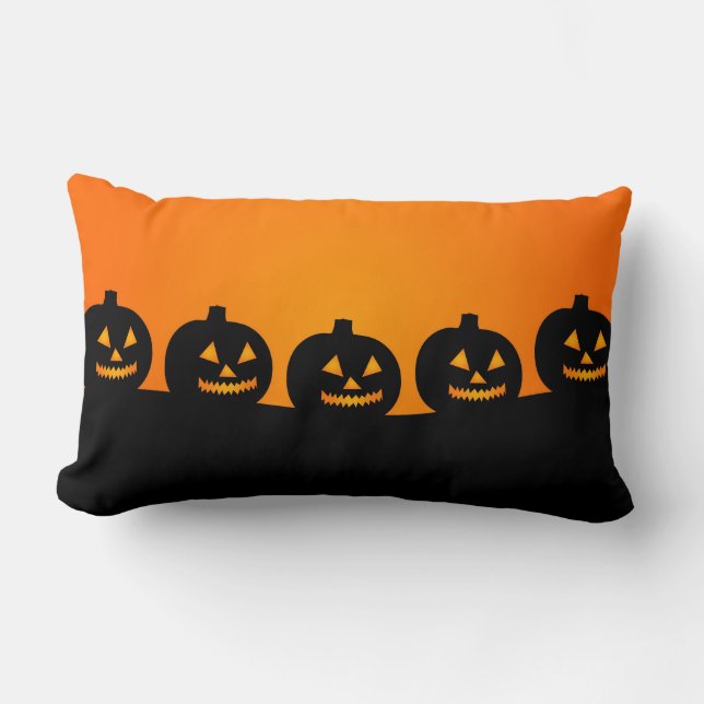Halloween Illustration throw pillows (Front)