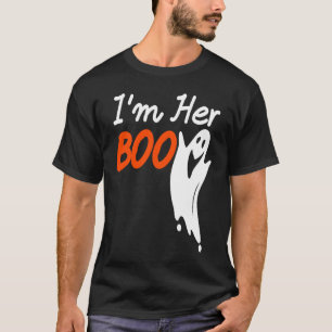 Halloween I'm Her Boo I'm His Witch Matching Coupl T-Shirt