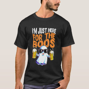 Halloween I'm Just Here For The Boos Costume Men W T-Shirt