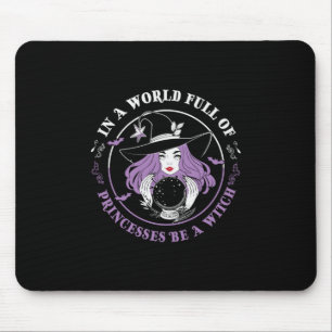 Halloween In A World Full Of Witches Birthday Mouse Pad