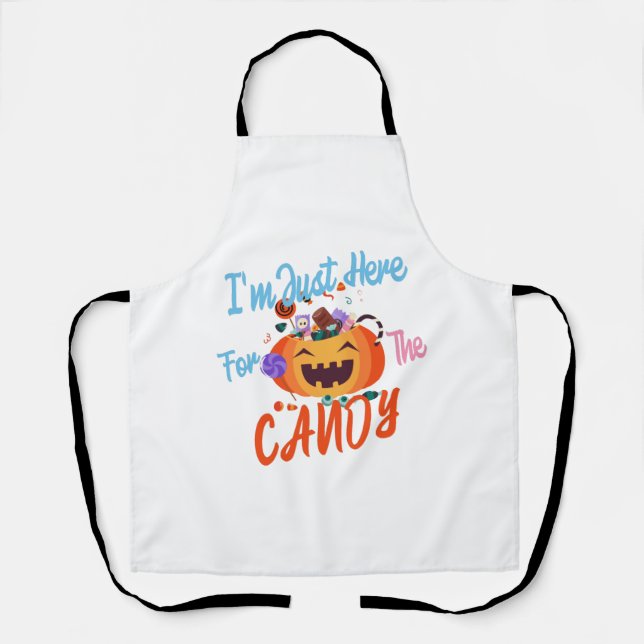 Halloween in an opportunity to be really creative apron (Front)