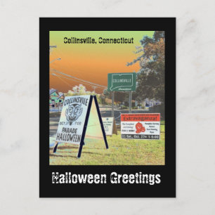 Halloween in Collinsville Postcard
