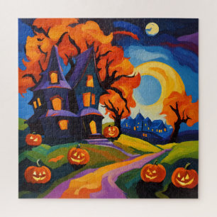 Halloween in Fauvism Jigsaw Puzzle