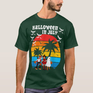 Halloween In July Funny Summer Halloween Tee Vinta