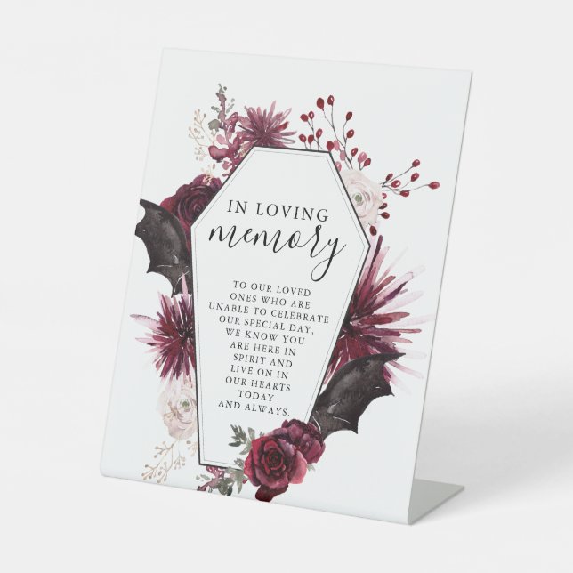 Halloween In Loving Memory Sign (Front)