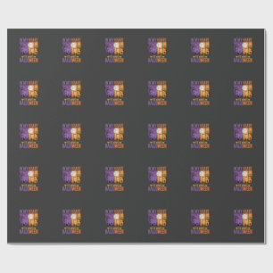 Halloween In My Heart Spooky Cemetery Wrapping Paper