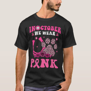 Halloween In October We Wear Pink Horseshoe & T-Shirt