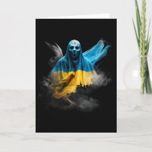 Halloween In Ukraine Flag Of Ukraine Cherno  Card