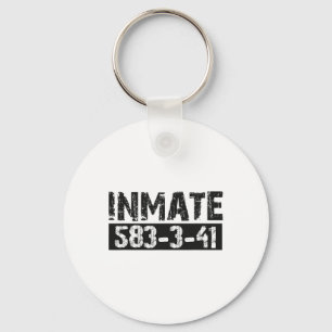 Halloween Inmate Jail Costume Kids Key Ring