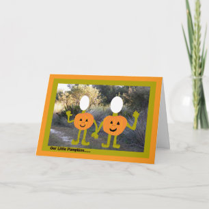 Halloween, Insert Your Photo, Pumpkins Card