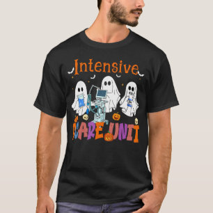 Halloween Intensive Care Scare Unit Ghost Nurse Ic T-Shirt