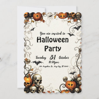 Halloween invitation