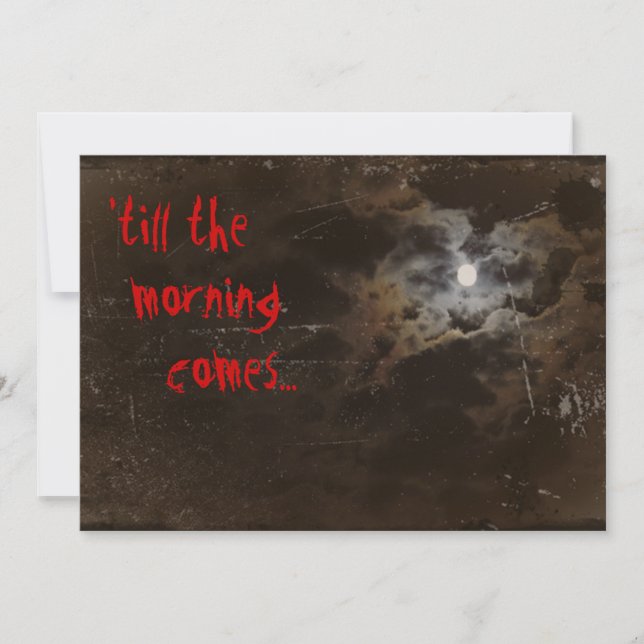 Halloween Invitation (Front)