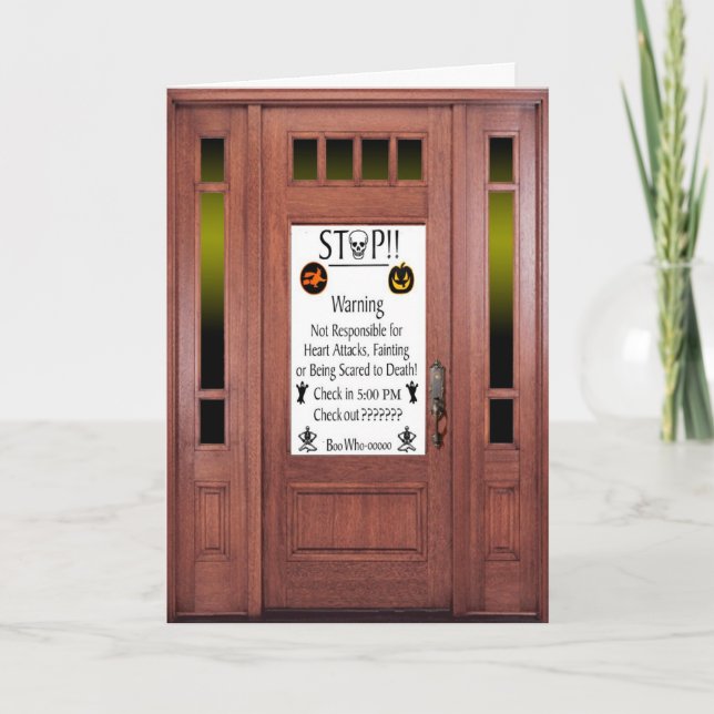 Halloween Invitation (Front)