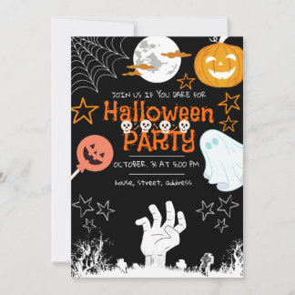 Halloween Invitation / Adult Halloween Party.
