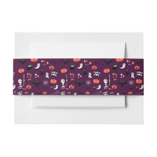 Halloween Invitation Belly Band