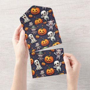 Halloween invitation card