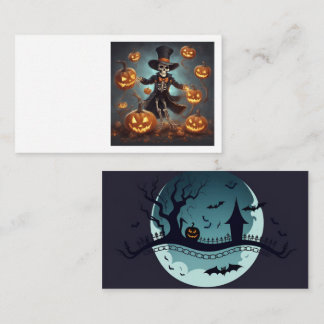Halloween invitation card