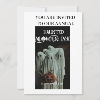 Halloween Invitation Card