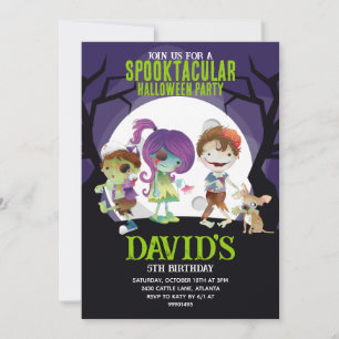 Halloween Invitation, Halloween Party Invitation