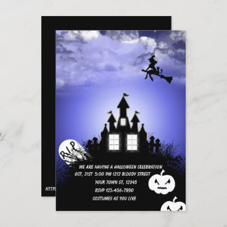 Halloween Invitation write your text