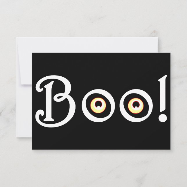 Halloween Invitations Personalised Halloween Cards (Front)