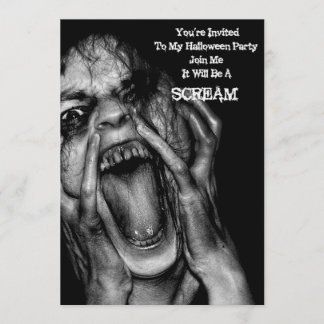 Halloween Invitations Scream