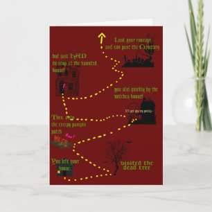Halloween Invite Folded Invitation